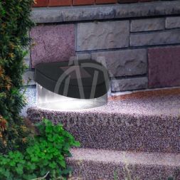 Светильник садовый SL-PL8-MNT1 настен. с выкл. черн. ЭРА Б0018819