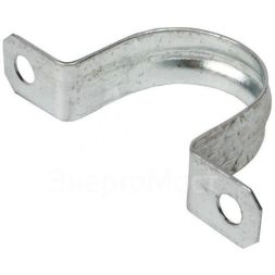 Скоба крепежная двухлапковая d38-40мм метал. EKF sm-2-38-40