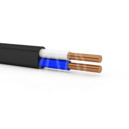 Кабель ВВГ-Пнг(А)-LS 2х1.5 ОК (N) 0.66кВ (уп.100м) Энергокабель ЭИЗМ1000001