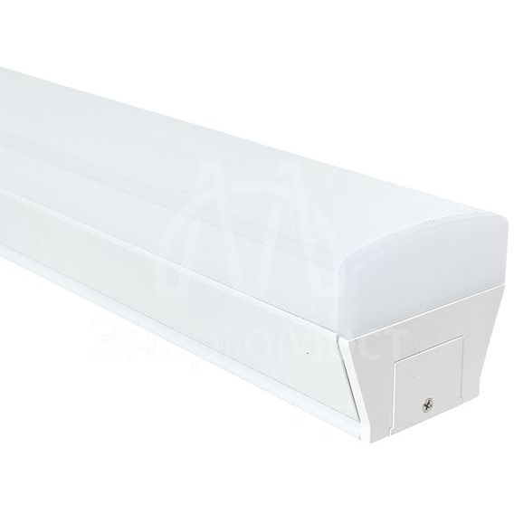 Светильник светодиодный ДБО-60 24Вт 4000К IP20 590х65х70 линейный бел. LUMA EKF LBL-60-24-W-4000