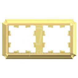 Рамка 2-пост. AtlasDesign Antique универс. зол. SE ATN101602