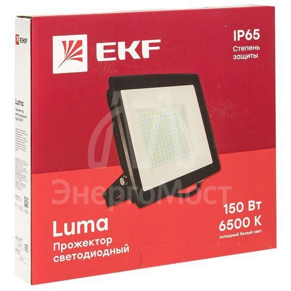 Прожектор светодиодный СДО-3007 150Вт 6500К IP65 Basic EKF FLL-3007-150-6500