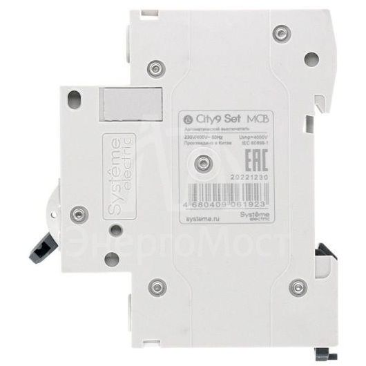 Выключатель автоматический (АВ) С 6А 1P 4.5кА 230В City9 Set SE C9F34106