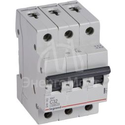 Выключатель автоматический модульный 3п C 32А 4.5кА RX3 Leg 419711