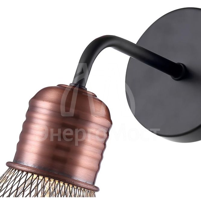 Светильник Agata 60Вт E27х1 IP20 бра настен. Freya FR4011WL-01BBS