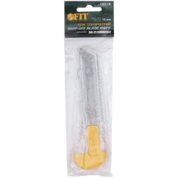 Нож технический 18мм пластик. FIT 10218