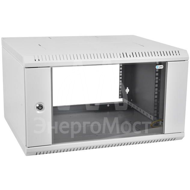 Шкаф коммутационный ШРН-Э-9.500 9U 600х520мм передн. двери стекл несъемн.бок.пан. сер. ЦМО 892820