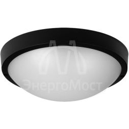 Светильник светодиодный &amp;quot;Банник&amp;quot; PBH-PC-RA 24Вт 4000К BLACK IP65 ЖКХ пылевлагозащ. черн. JazzWay 5048430