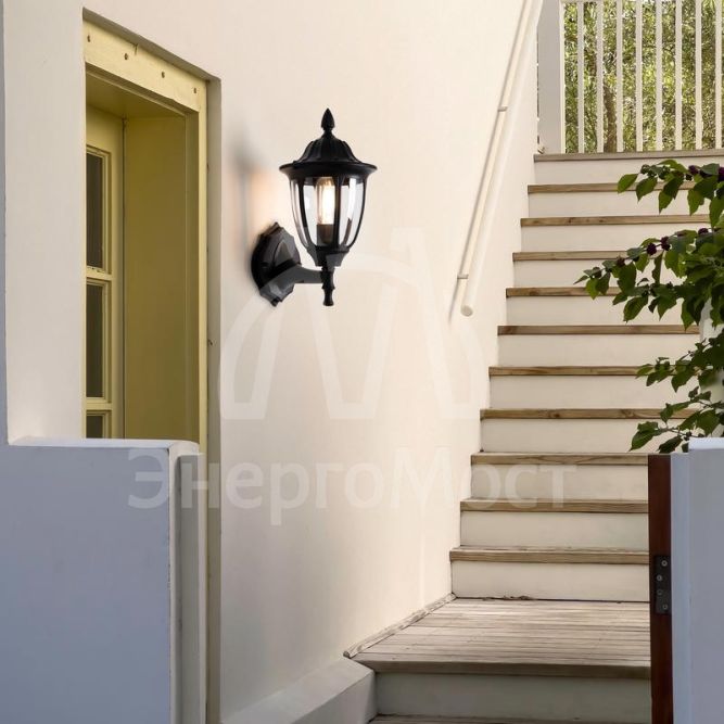 Светильник Frak 1х13Вт E27 IP44 бра настен. Voltega VGL7305WL-01B