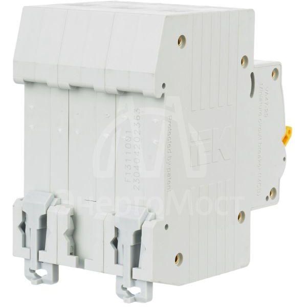 Выключатель автоматический модульный 3п C 63А 4.5кА ВА47-29 IEK MVA20-3-063-C