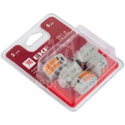 Клемма СМК 222-412 (блист.5шт) EKF plc-smk-412b