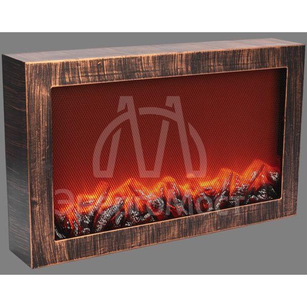 Камин светодиодный &amp;quot;Ретро&amp;quot; с эффектом живого огня 60 3х11х36 8см батарейки 3хС (в компл. не входят) или от USB (в компл.) бронз. Neon-Night 511-002