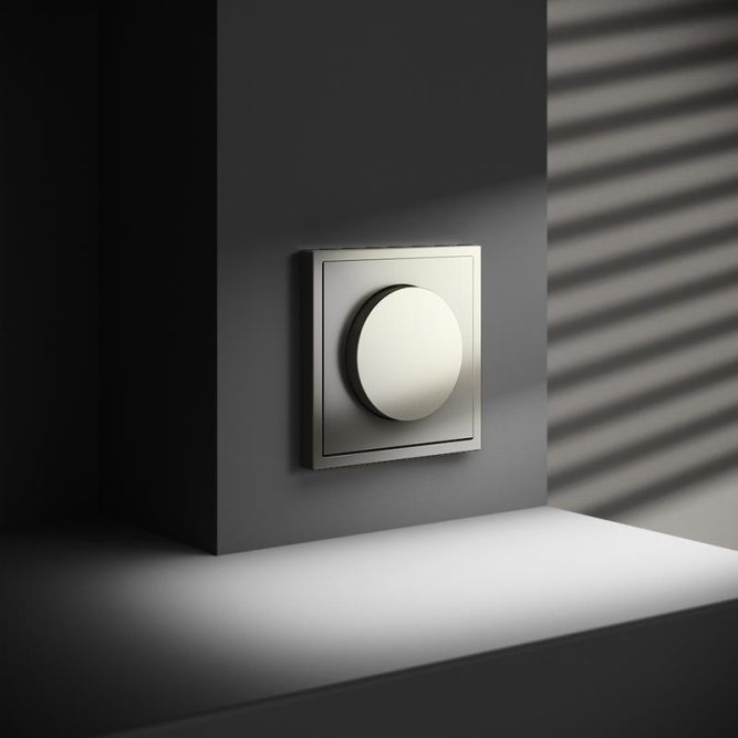 Светорегулятор поворотно-нажимной СП S70 600Вт механизм шелк Voltum VLS070304