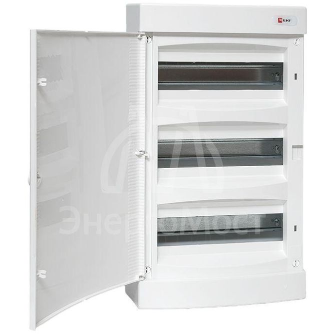 Щит распределительный навесной &amp;quot;Unix&amp;quot; бел. дверь 3х12 модулей IP40 PROxima EKF ux-3x12-nw