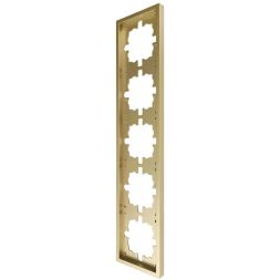 Рамка 5-мест. горизонт. ZIMA зол. LEZARD 704-3600-150