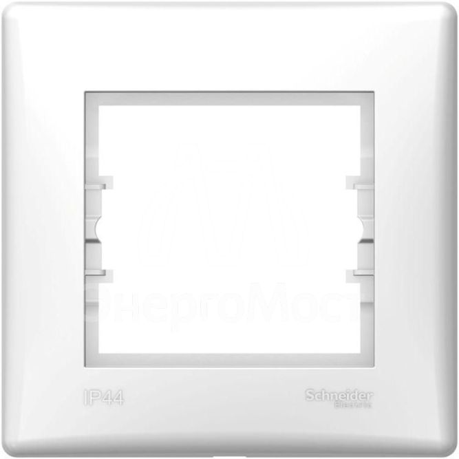 Рамка 1-м Sedna IP44 бел. SchE SDN5810521