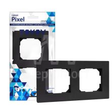 Рамка 2-м Pixel универс. карбон TOKOV ELECTRIC TKE-PX-RM2-C14