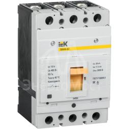 Выключатель автоматический 3п 400А 35кА ВА44-37 IEK SVA4410-3-0400-35