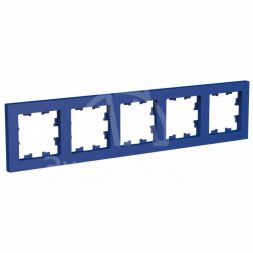 Рамка 5-пост. AtlasDesign универс. аквамарин SE ATN001105