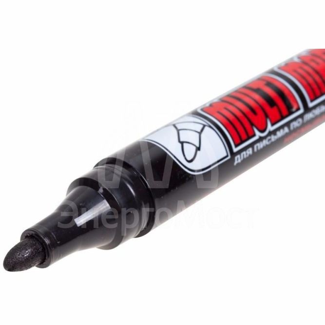 Маркер перманентный Crown &amp;quot;Multi Marker&amp;quot; 3мм пулевидный черн 08-8601