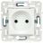 Розетка SKANDY 10А без заземл. без защ. шторок SK-R02W арктич. бел. IEK SK-R10-10-K01