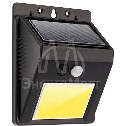 Светильник NEW AGE на солнечной батарее датчик движения; освещенности кнопка вкл/выкл герметичная фасадная LED COB Lamper 602-233
