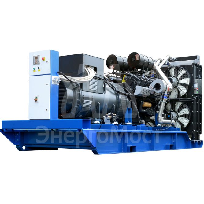 Дизельный генератор ТСС АД-500С-Т400 в погодозащитном кожухе с АВР