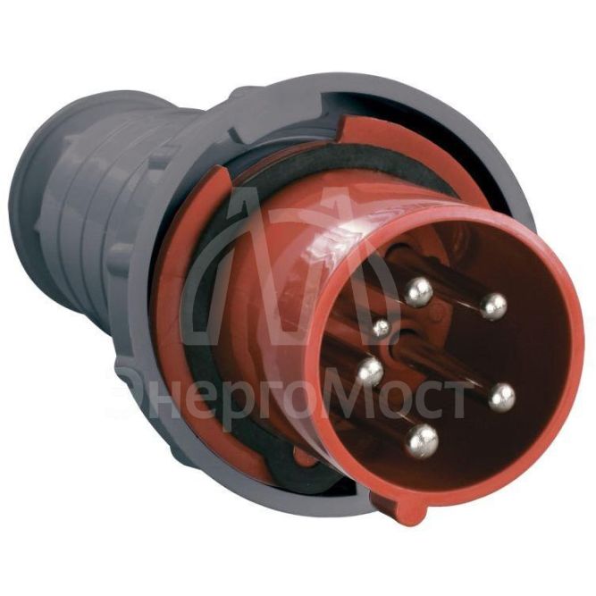 Вилка эл. каб. 63А 3P+PE+N 380В IP54 ССИ-035 IEK PSR02-063-5