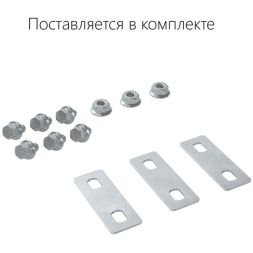 Крышка на ответвитель DPT T-образ. горизонт. осн.200 в компл. с метизами и пластинами PTCE DKC 38044K