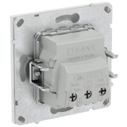 Розетка силовая KANT 2P+E защ. шторки бел. песок DKC 7010003