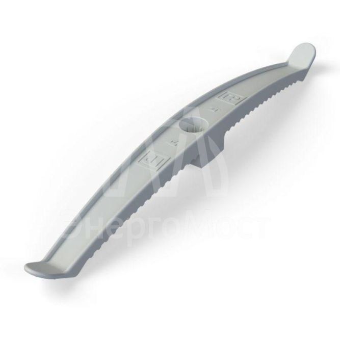 Держатель кабеля двусторонний для прямого монтажа (уп.20шт) сер. Промрукав PR13.0382