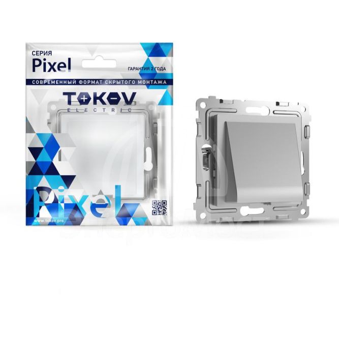 Вывод кабеля СП Pixel IP20 механизм алюм. TOKOV ELECTRIC TKE-PX-CP-C03