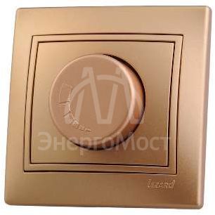 Светорегулятор СП 800Вт Мира метал. зол. LEZARD 701-1313-115