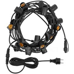 Гирлянда &amp;quot;Белт Лайт&amp;quot; 10м шаг 50см 20 патронов IP65 провод черн. каучук Neon-Night 331-331