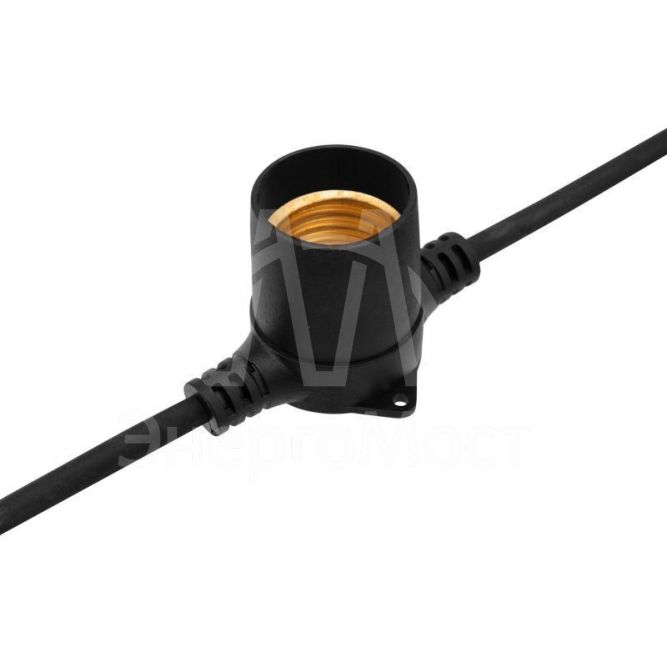 Гирлянда &amp;quot;Белт Лайт&amp;quot; 10м шаг 50см 20 патронов IP65 провод черн. каучук Neon-Night 331-331