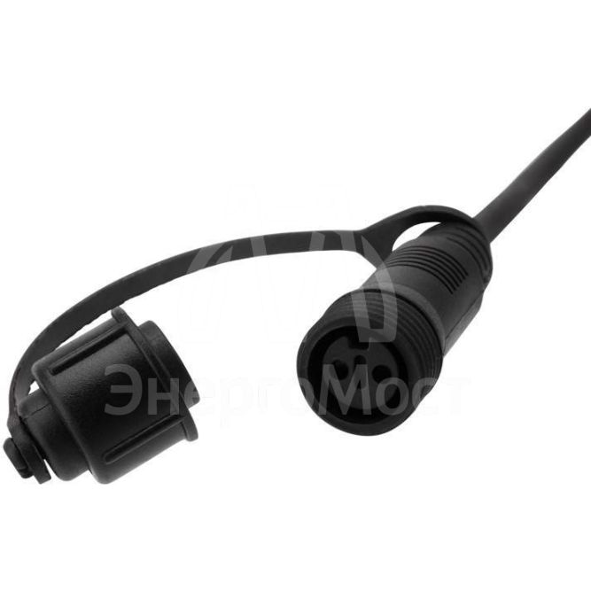 Гирлянда &amp;quot;Белт Лайт&amp;quot; 10м шаг 50см 20 патронов IP65 провод черн. каучук Neon-Night 331-331