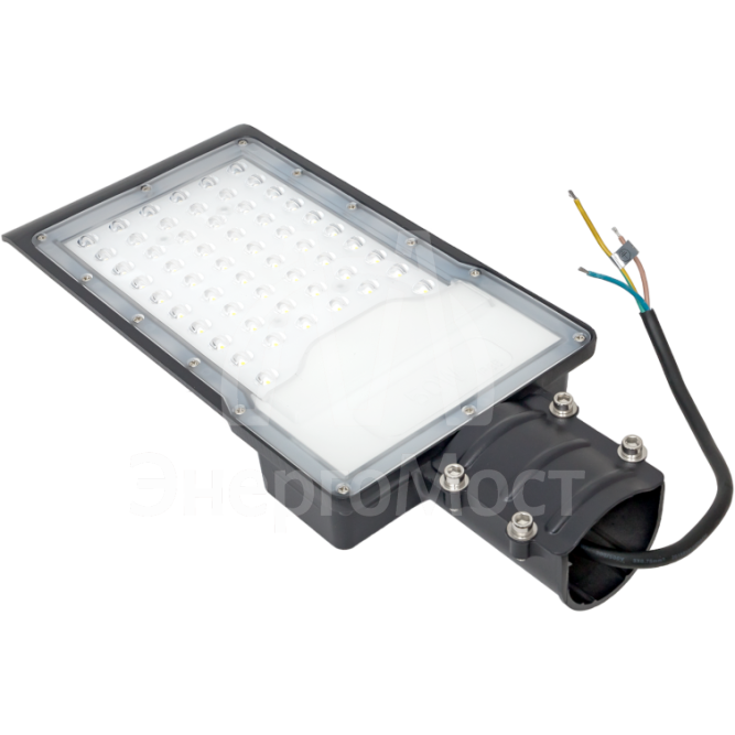 Светильник светодиодный ДКУ-9002-Ш 50Вт 3000К IP65 консольный EKF SLL-9002-50-3000