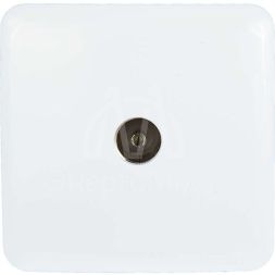 Розетка телевизионная оконечная TV 1-м ОП Viola бел. LEZARD 751-0200-130