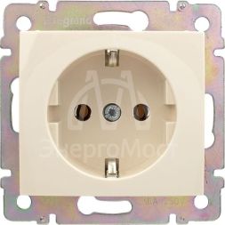 Механизм розетки 1-м СП Valena с заземл. сл. кость Leg 774320