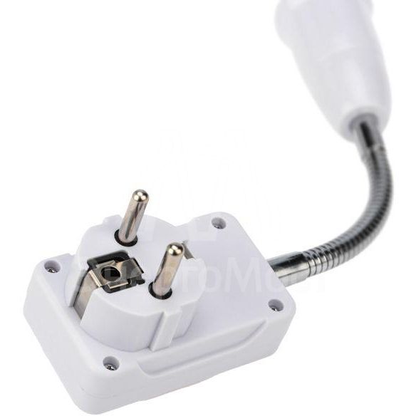 Переходник-светильник для крепления в штепсельной сетевой розетке переходник цокольный гибкий 220В-Е27 150мм с выключателем Rexant 80-1194