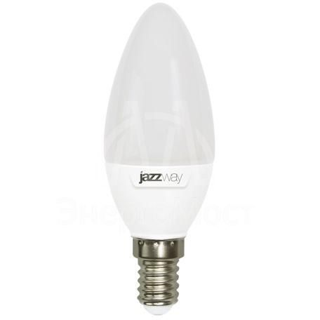 Лампа светодиодная PLED-SP C37 9Вт свеча 5000К холод. бел. E14 820лм 230В JazzWay 2859488A