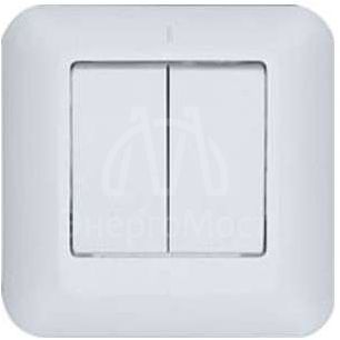 Выключатель 2-кл. СП 6А IP20 бел. БЕЛТИЗ С56-022