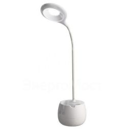 Светильник UF-707 С01 настол. аккумуляторный с пеналом 20LED бел. NEW Ultraflash 13558