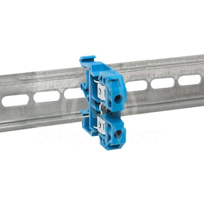 Колодка клеммная JXB-6/35 (50а) син. EKF plc-jxb-6/35b