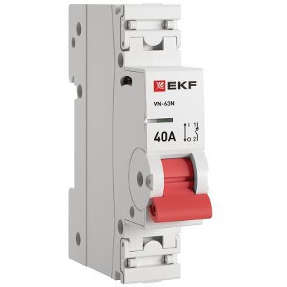 Выключатель нагрузки 1п 40А ВН-63N PROxima EKF S63140