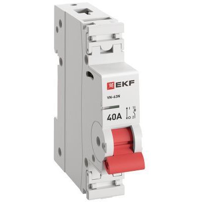 Выключатель нагрузки 1п 40А ВН-63N PROxima EKF S63140