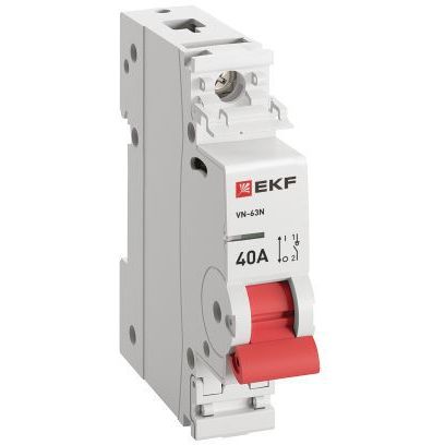 Выключатель нагрузки 1п 40А ВН-63N PROxima EKF S63140