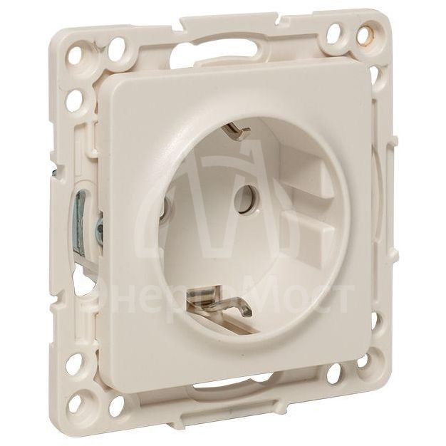 Розетка 1-м СП Стокгольм 16А с заземл. защ. шторки винтов. клеммы механизм бел. PROxima EKF EYR16-028-20