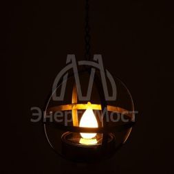 Светильник садовый ERASFM-02 Лофт 28см подвесной на цепи солнечная батарея металл ЭРА Б0044846