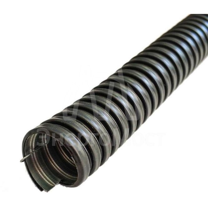 Металлорукав в ПВХ изоляции МРПИ НГ-25 d25мм с протяжкой (уп.50м) ЗЭТАРУС zeta44407